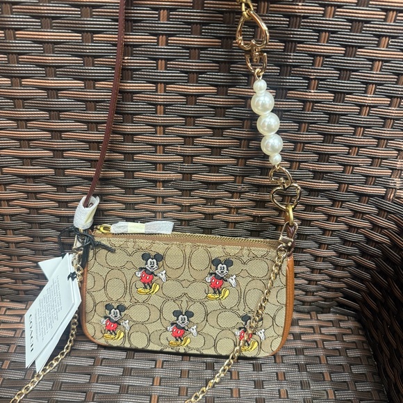 Disney X Coach Nolita 19 In Signature Jacquard With Mickey Mouse Print cn507 - Picture 3 of 9